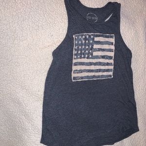 American Flag Tank Top